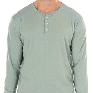 Original Paperbacks Light Green Long Sleeve Henley